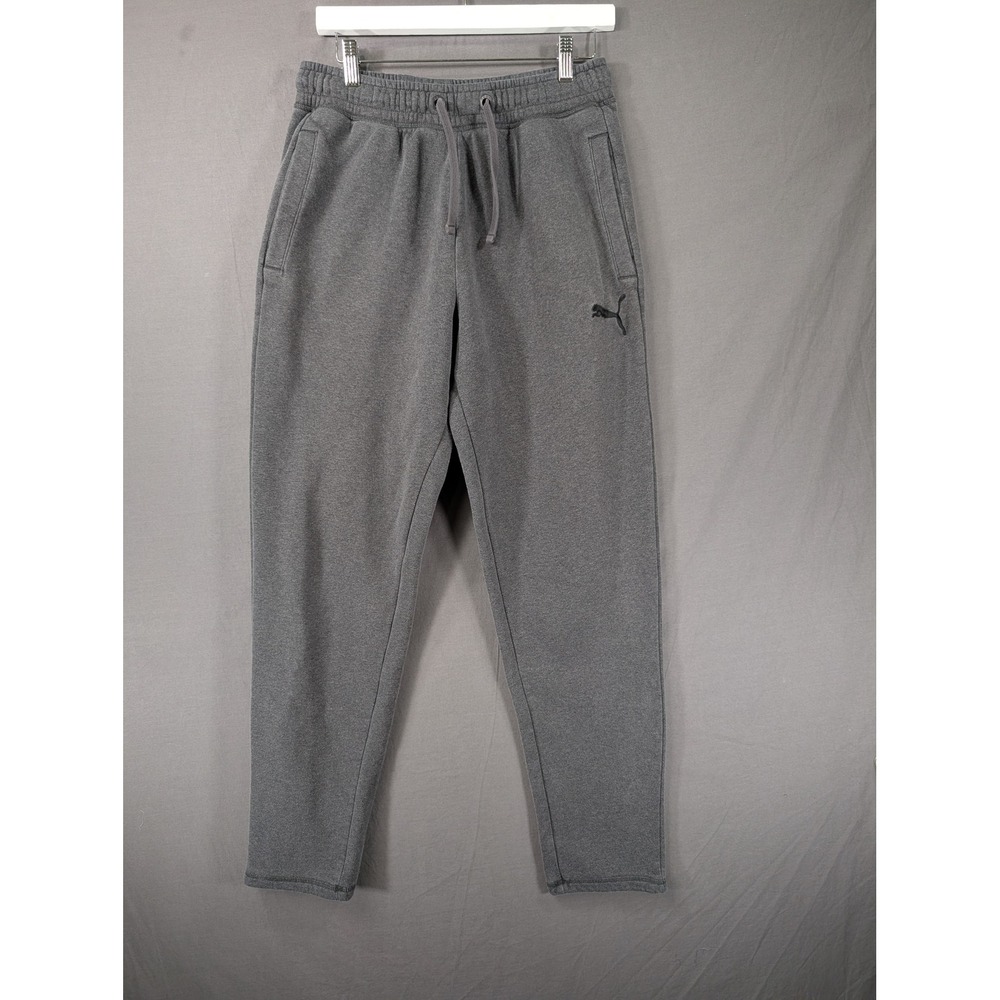 Puma Mens Essentials Fleece Sweatpants Gray Small Small
